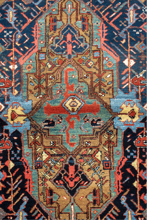 Antique Karaje Runner Rug (3' x 14')